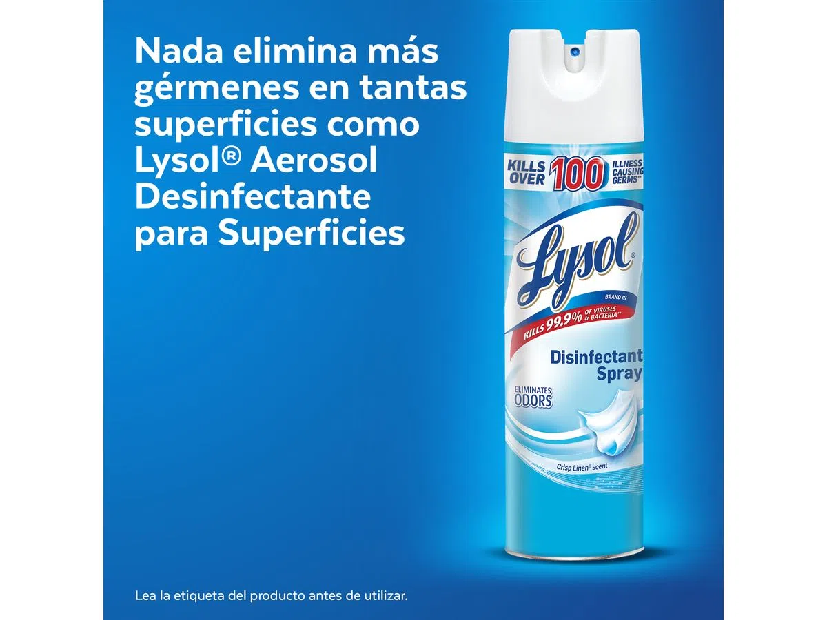Lysol ® Aerosol Desinfectante para Superficies - Crisp Linen
